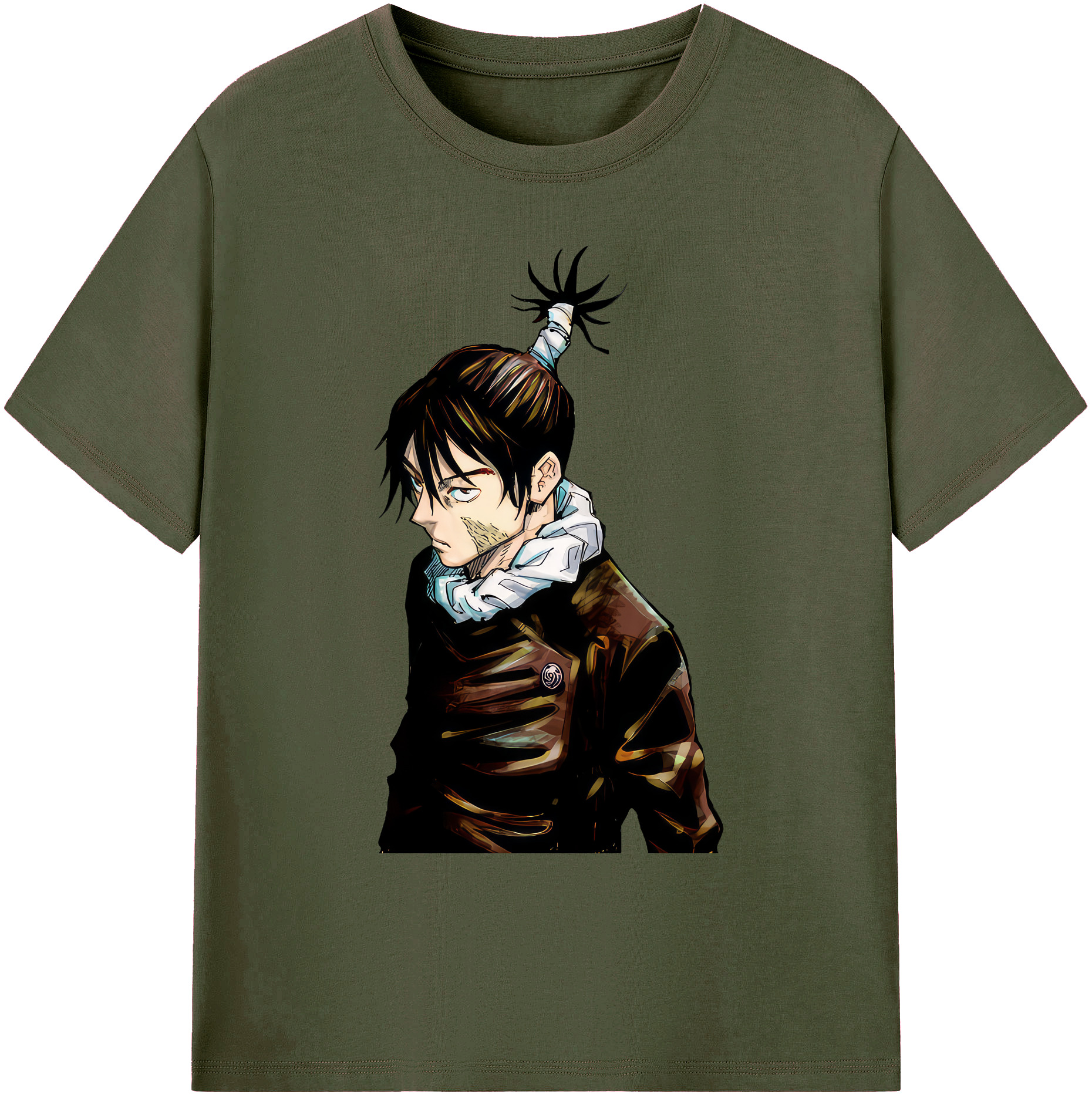 （画像用） 呪術廻戦 Jujutsu Kaisen 綿100％ メンズ半袖Tシャツ｜肌触りやわらか＆通気性